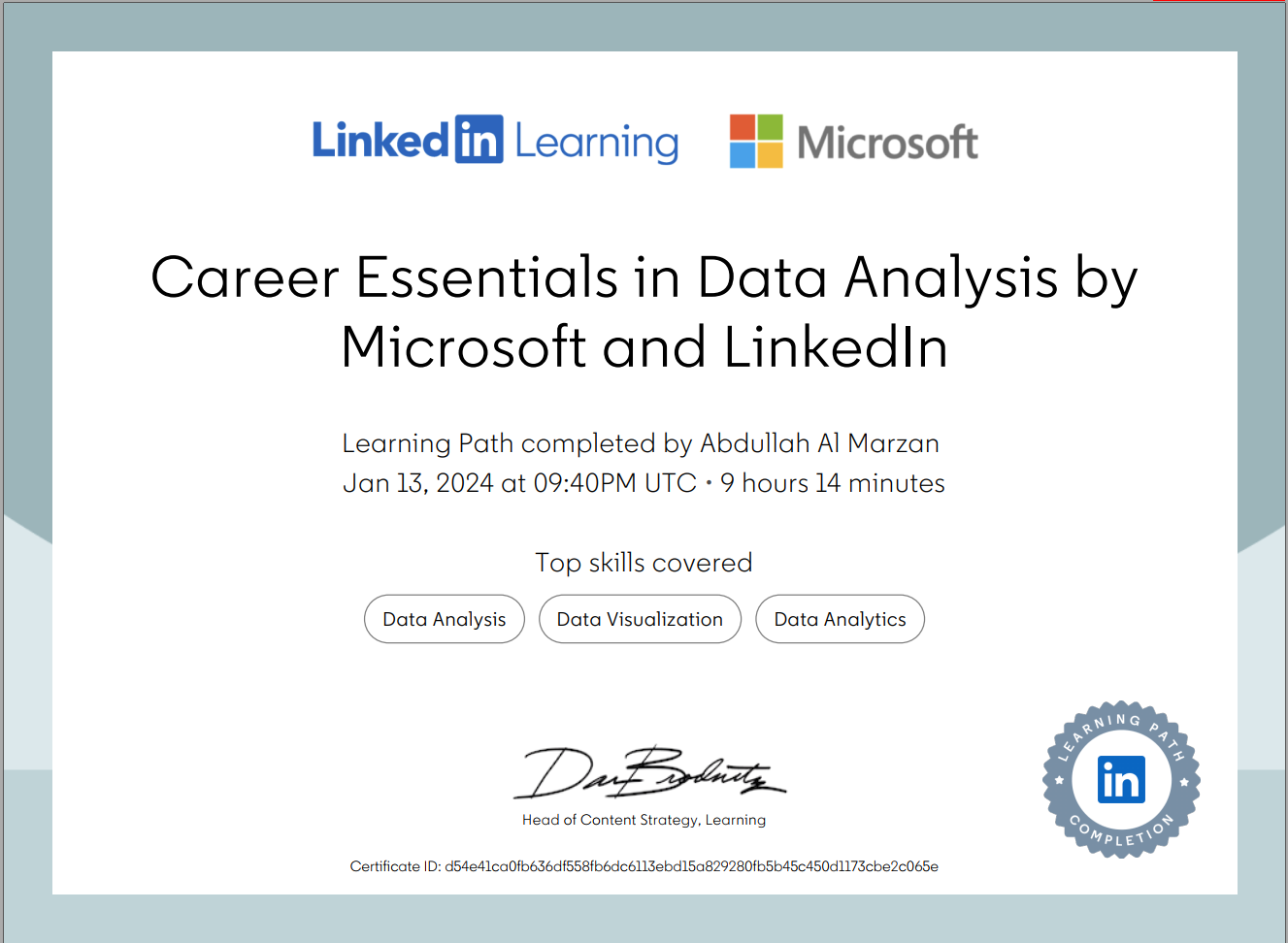 Certificate Thumbnail